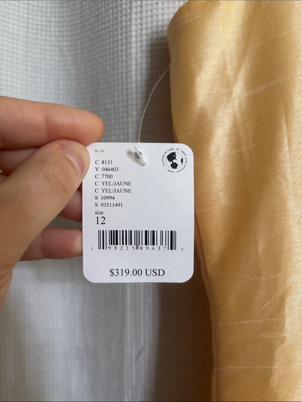 Hutch The Ridge Dress in Yellow - Picture 7 of 7